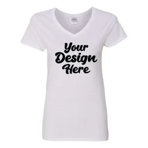5V00L | Heavy Cotton Women?s V-Neck T-Shirt