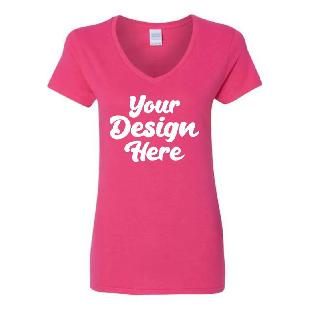 5V00L | Heavy Cotton Women?s V-Neck T-Shirt