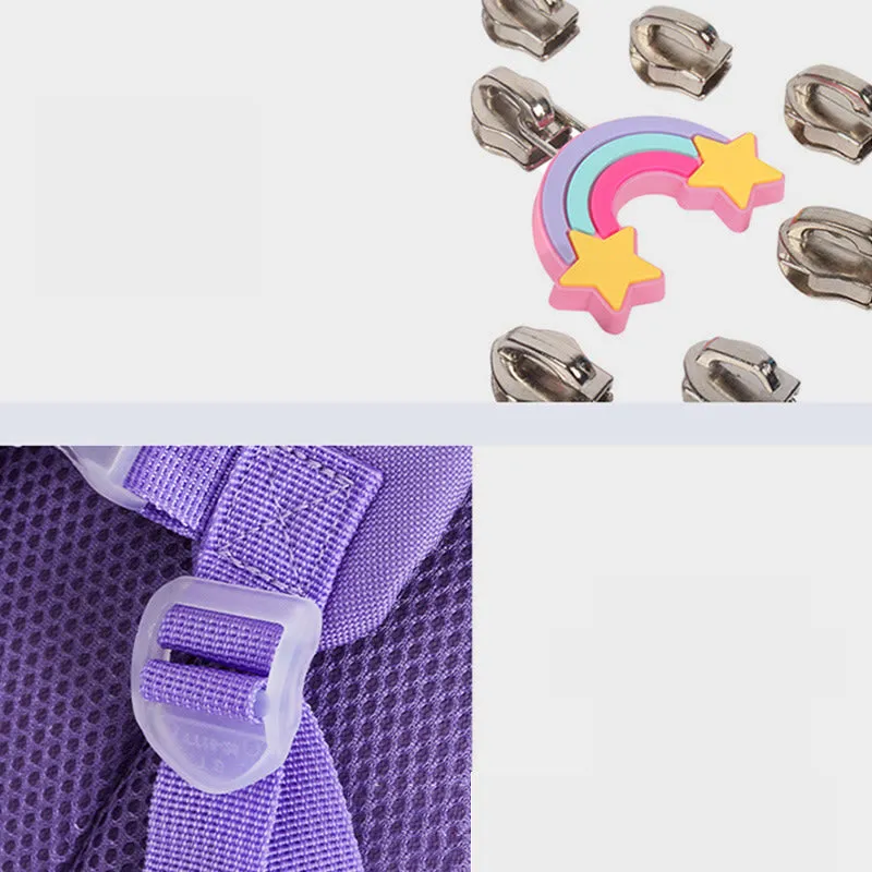 Backpack For Kindergarten Children Laser Glitter Rainbow Unicorn Small Schoolbag