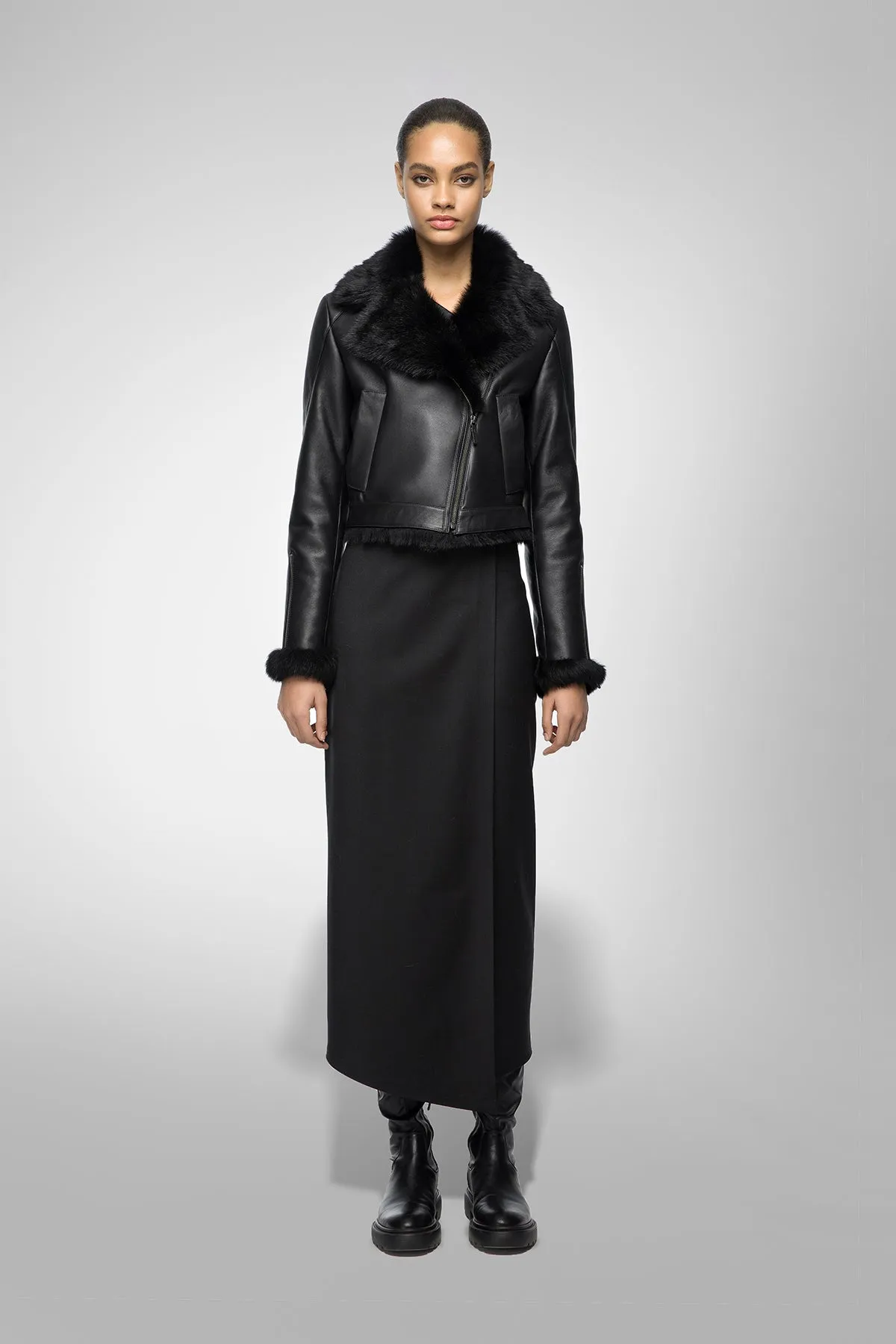 Black Shearling Jacket