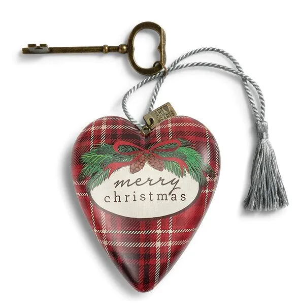 Cozy Christmas Art Heart
