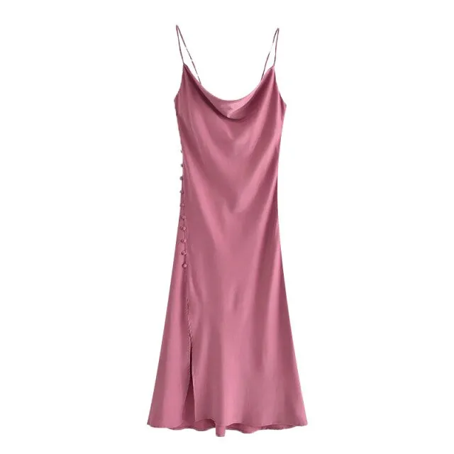 COZY MIDI CAMISOLE DRESS