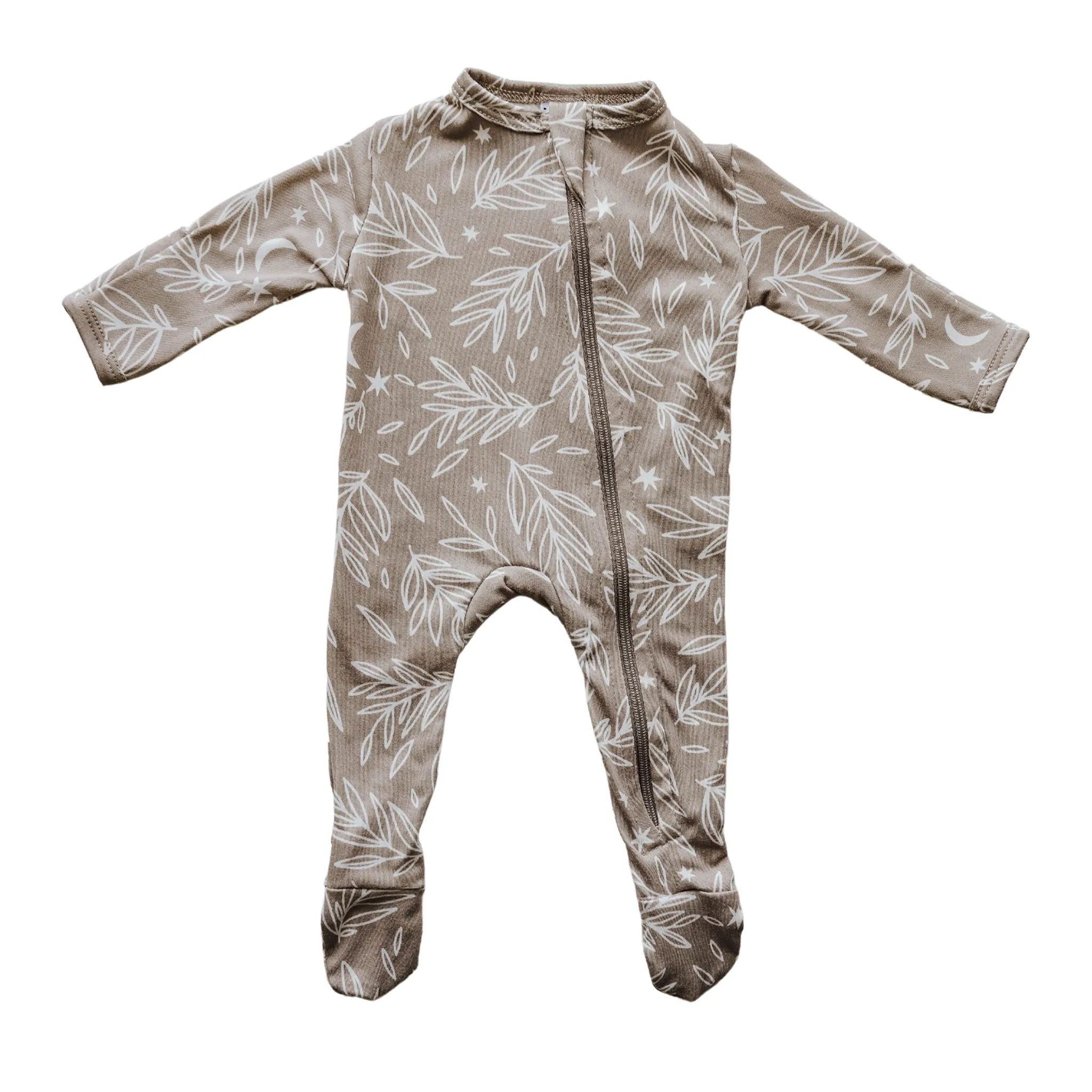 Cozy Zipper Footie Sleeper | Harvest Moon