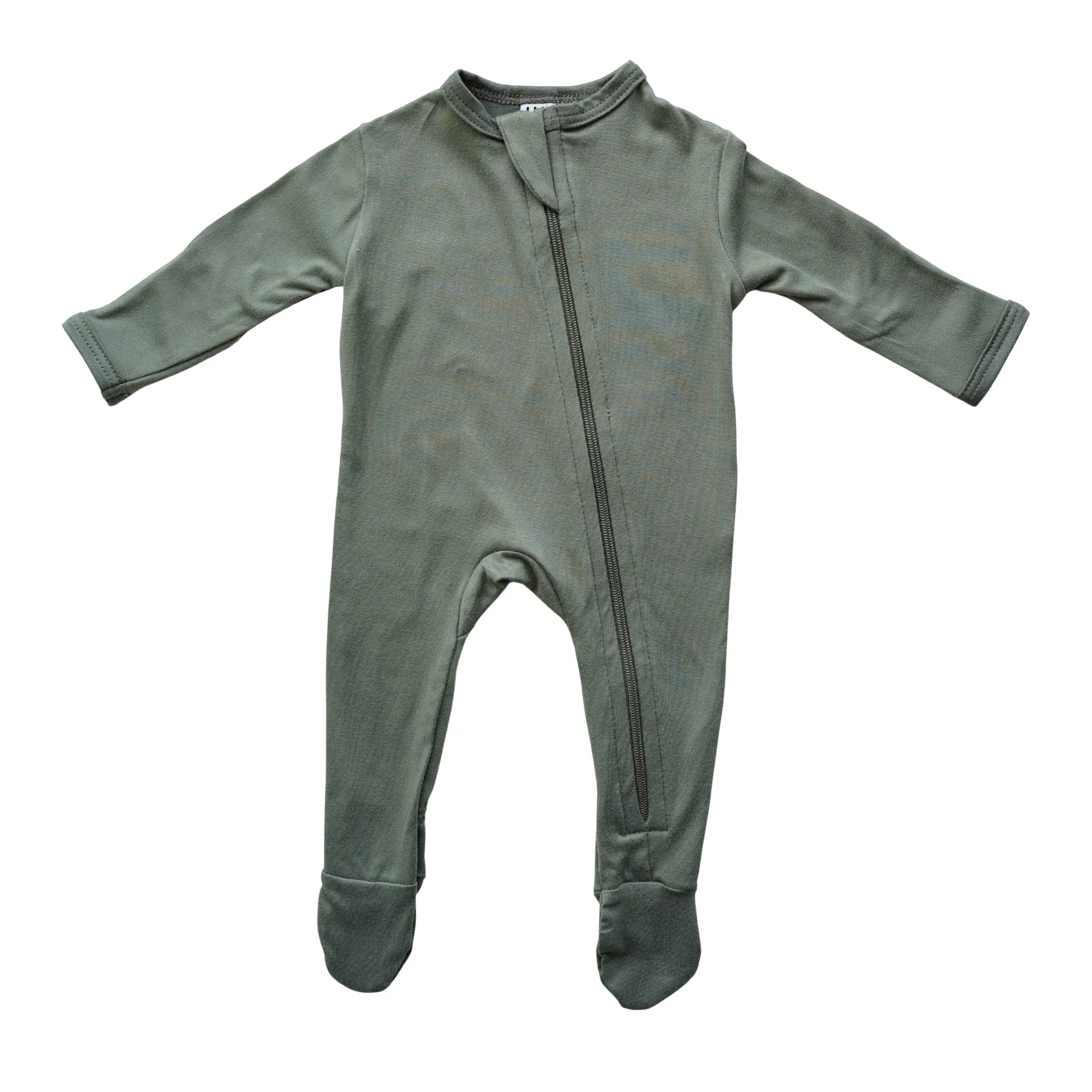 Cozy Zipper Footie Sleeper | Pine