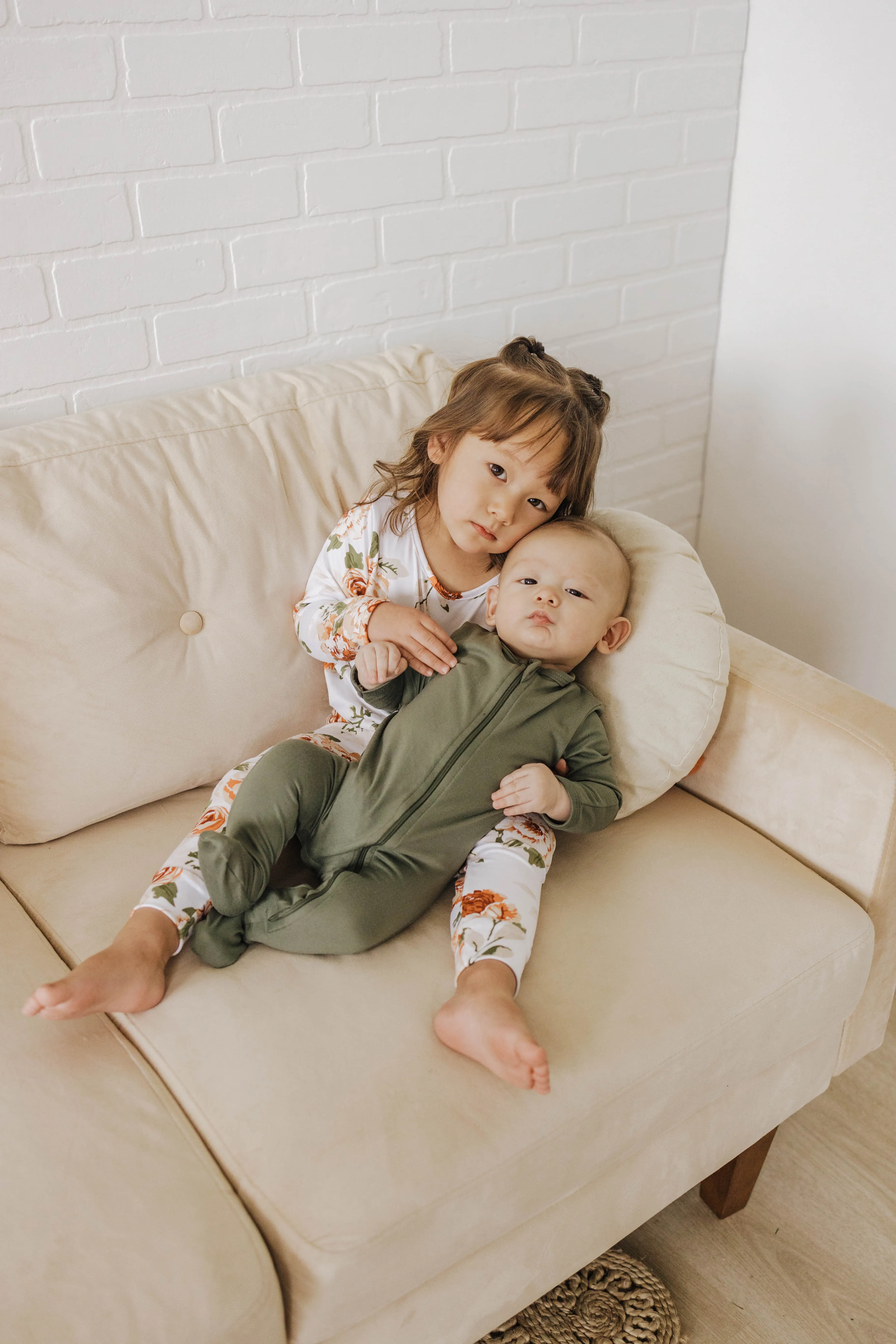 Cozy Zipper Footie Sleeper | Pine