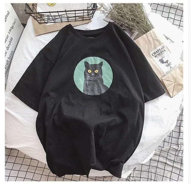 Cute short-sleeved T-shirt