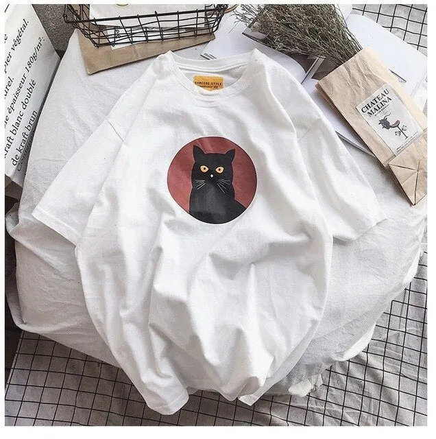 Cute short-sleeved T-shirt