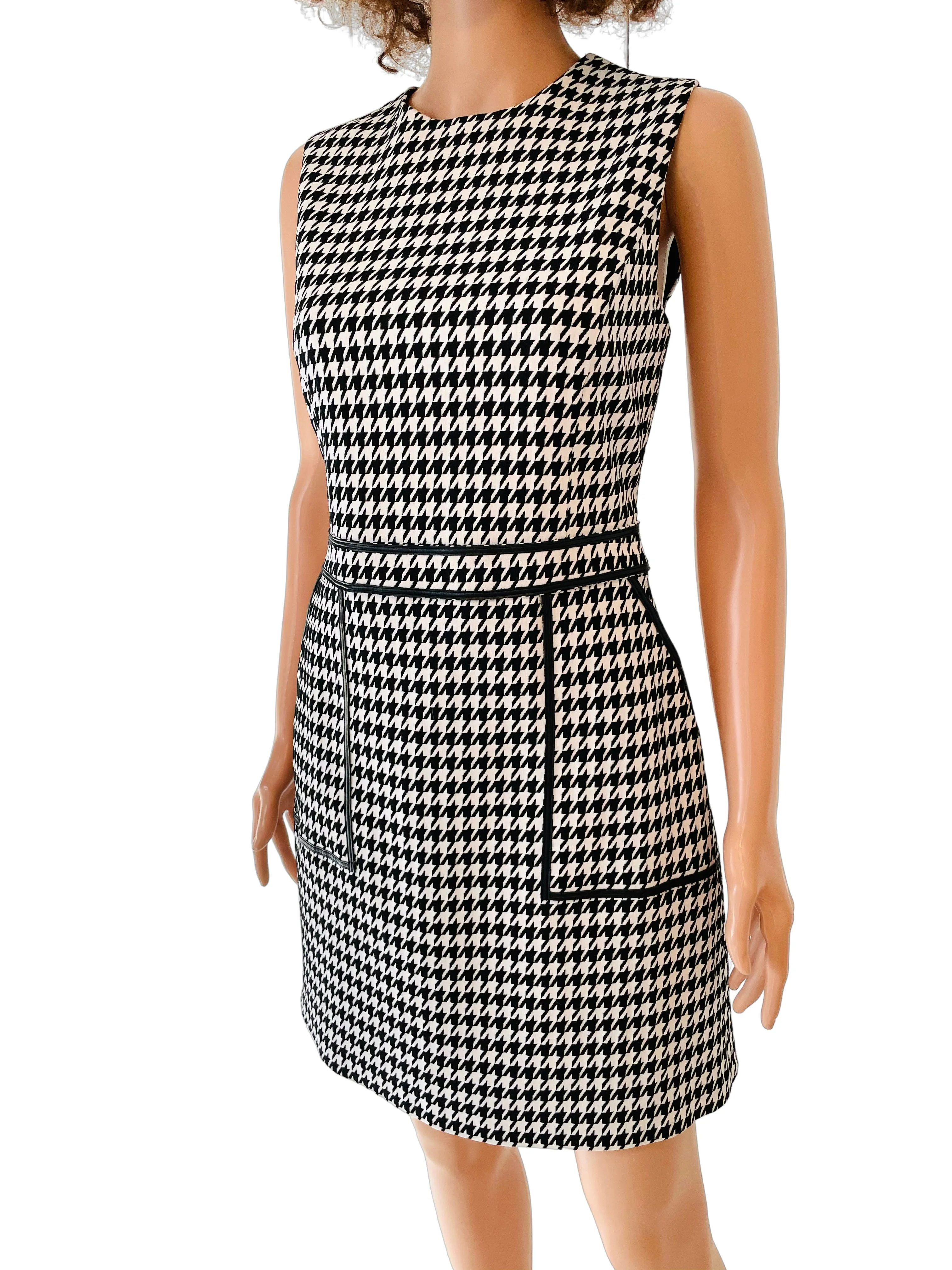 Dogtooth 1960's Style Dress