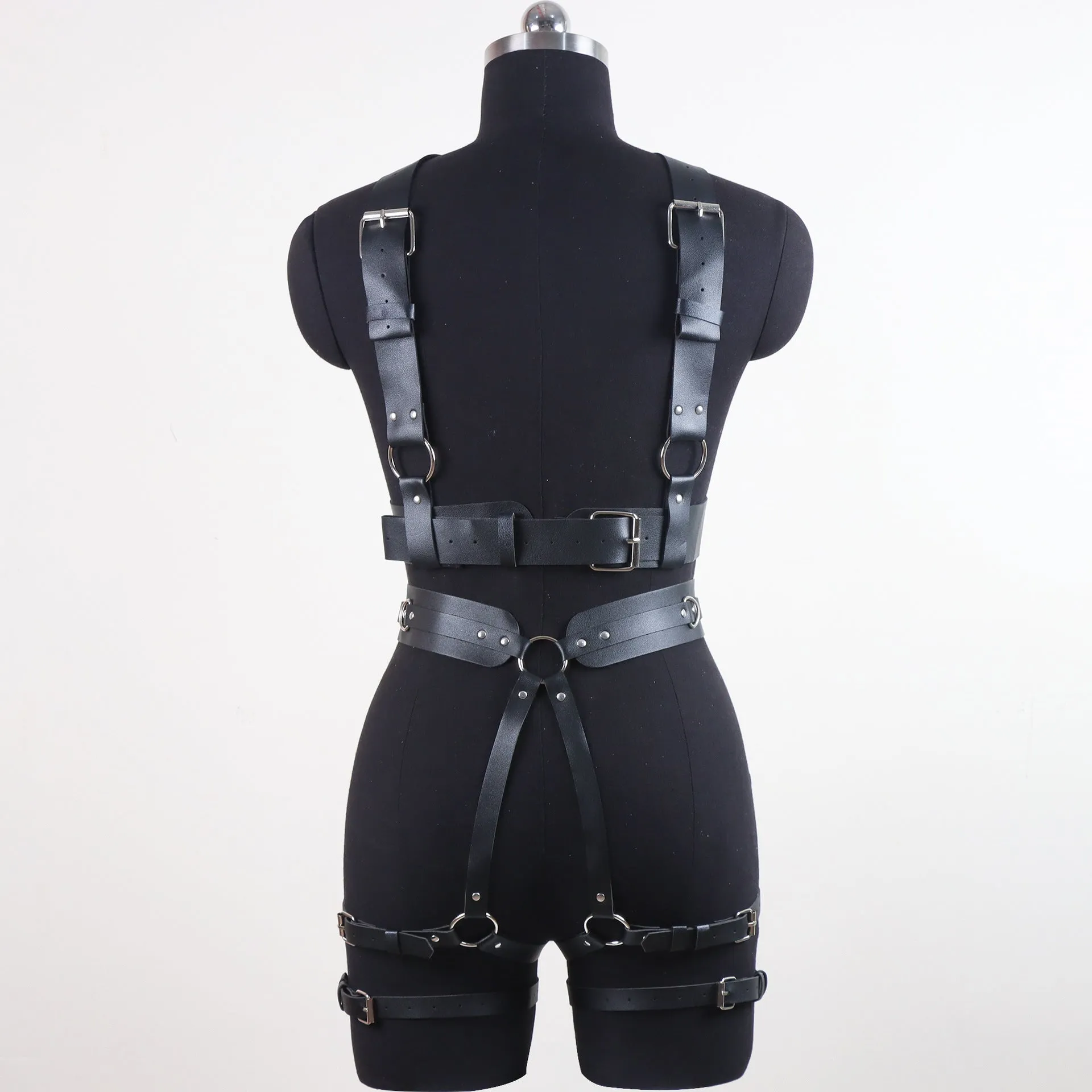 Eco Leather Two-Piece Harness Set