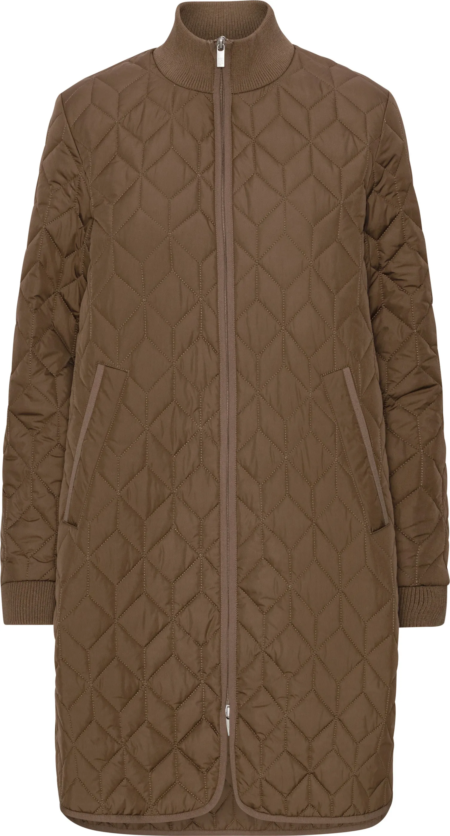 Ilse Jacobsen Women&#x27;s Padded Quilt Coat Cub Brown | Buy Ilse Jacobsen Women&#x27;s Padded Quilt Coat Cub Brown here | Outnorth