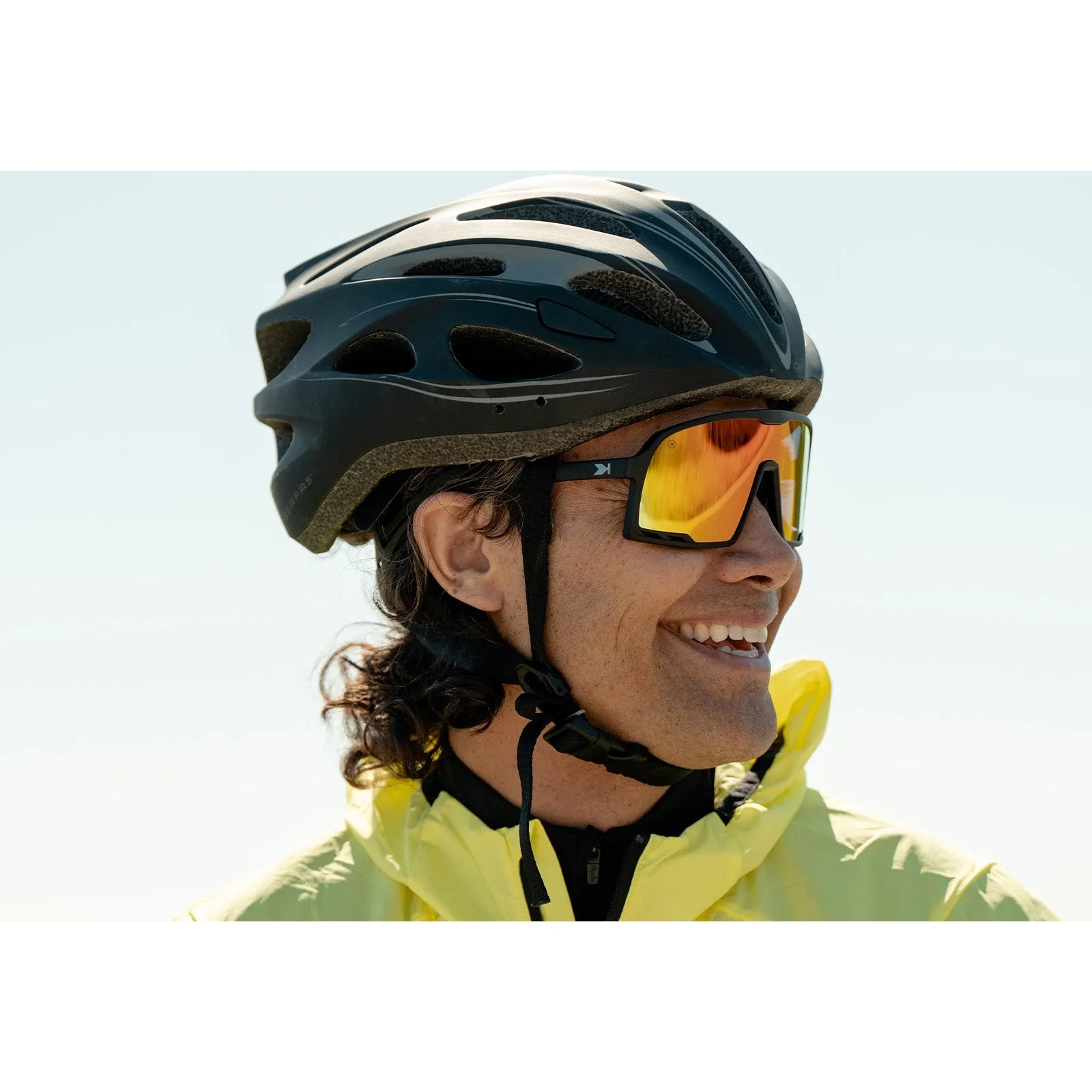 Knockaround Campeones Sunglasses - Rainbow on Black