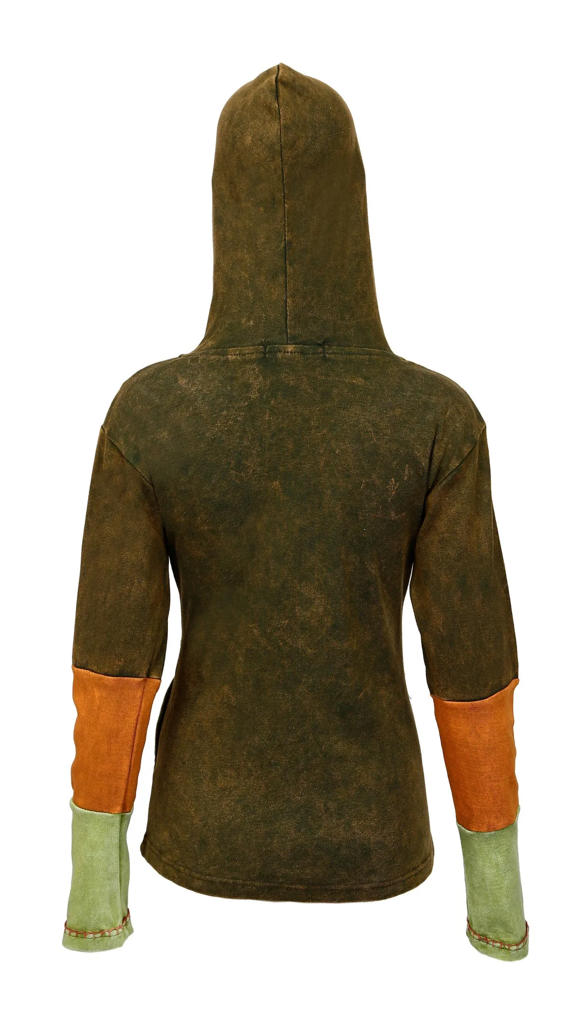 ladies-multicoloured-cotton-jacket-with-hood-and-side-pocket-chhirbire