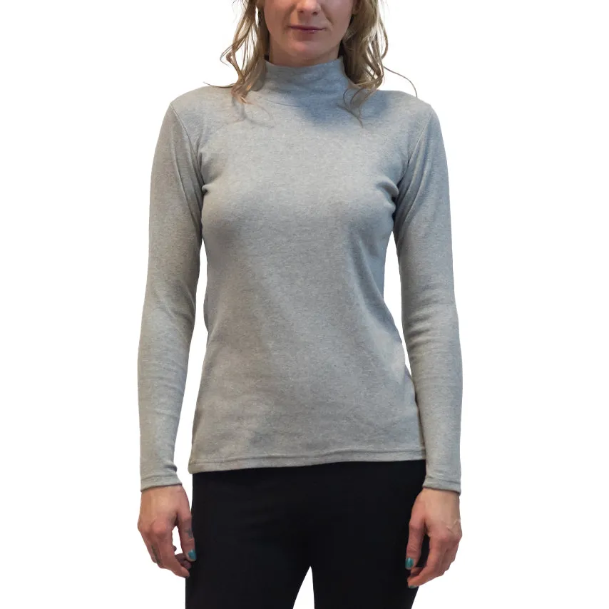 Long Sleeve Mock Turtleneck Tee