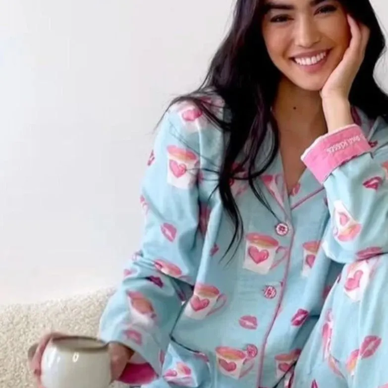 PJ Salvage Flannel 2-Pc PJ Set with Headband RKFLPJ
