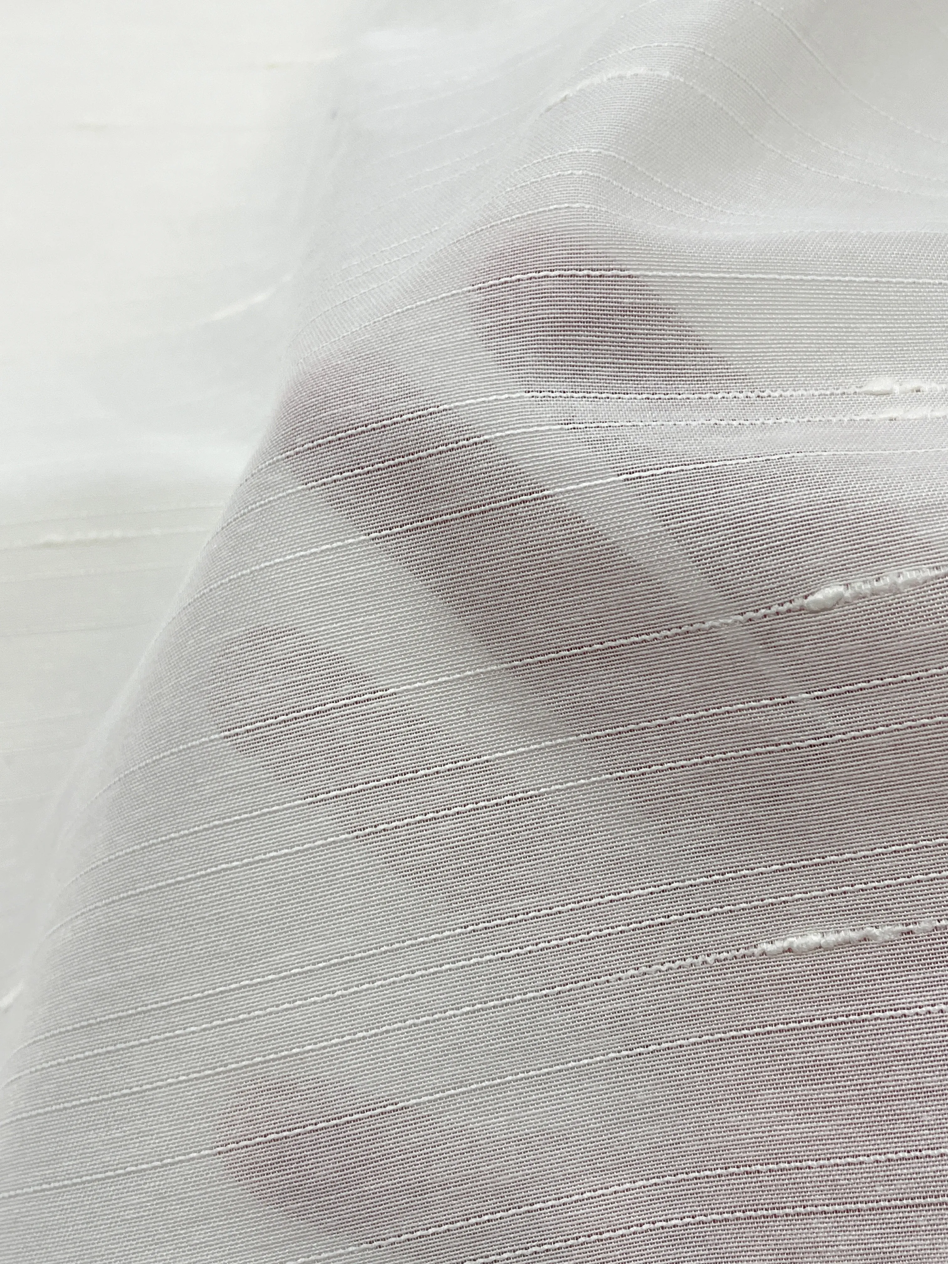 SALE 3 2/3 YD Polyester Slub Weave EXTRA WIDE - Off White