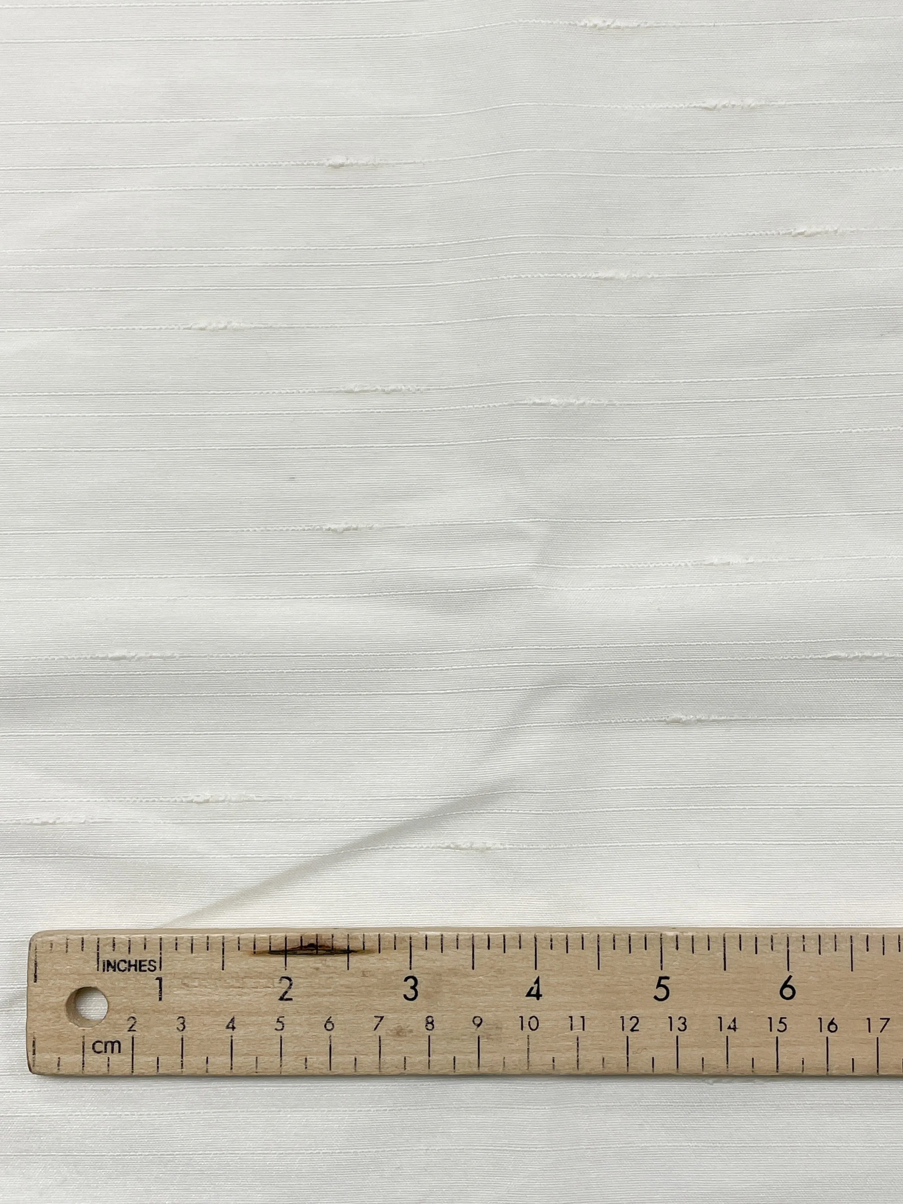 SALE 3 2/3 YD Polyester Slub Weave EXTRA WIDE - Off White