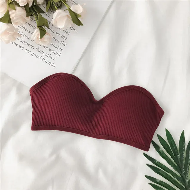 Top Color Invisible Shoulder Strap Bra