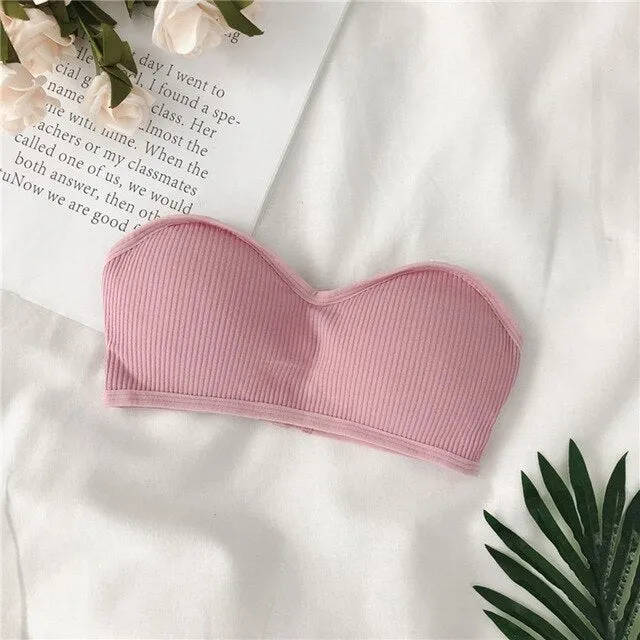 Top Color Invisible Shoulder Strap Bra