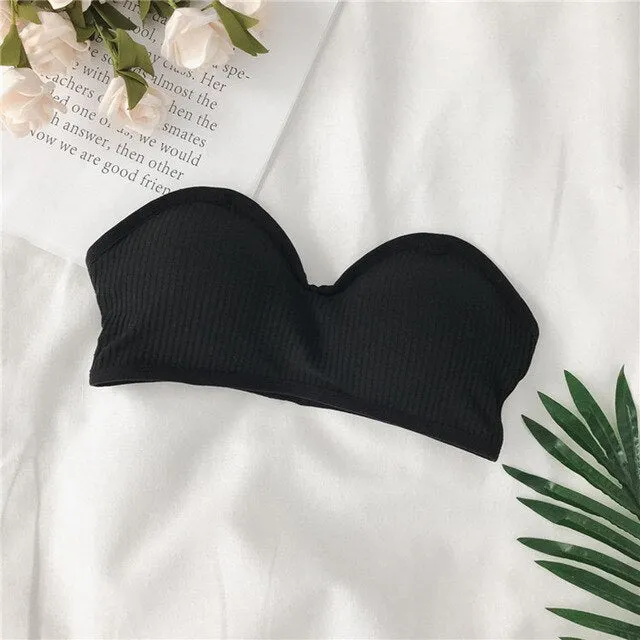 Top Color Invisible Shoulder Strap Bra